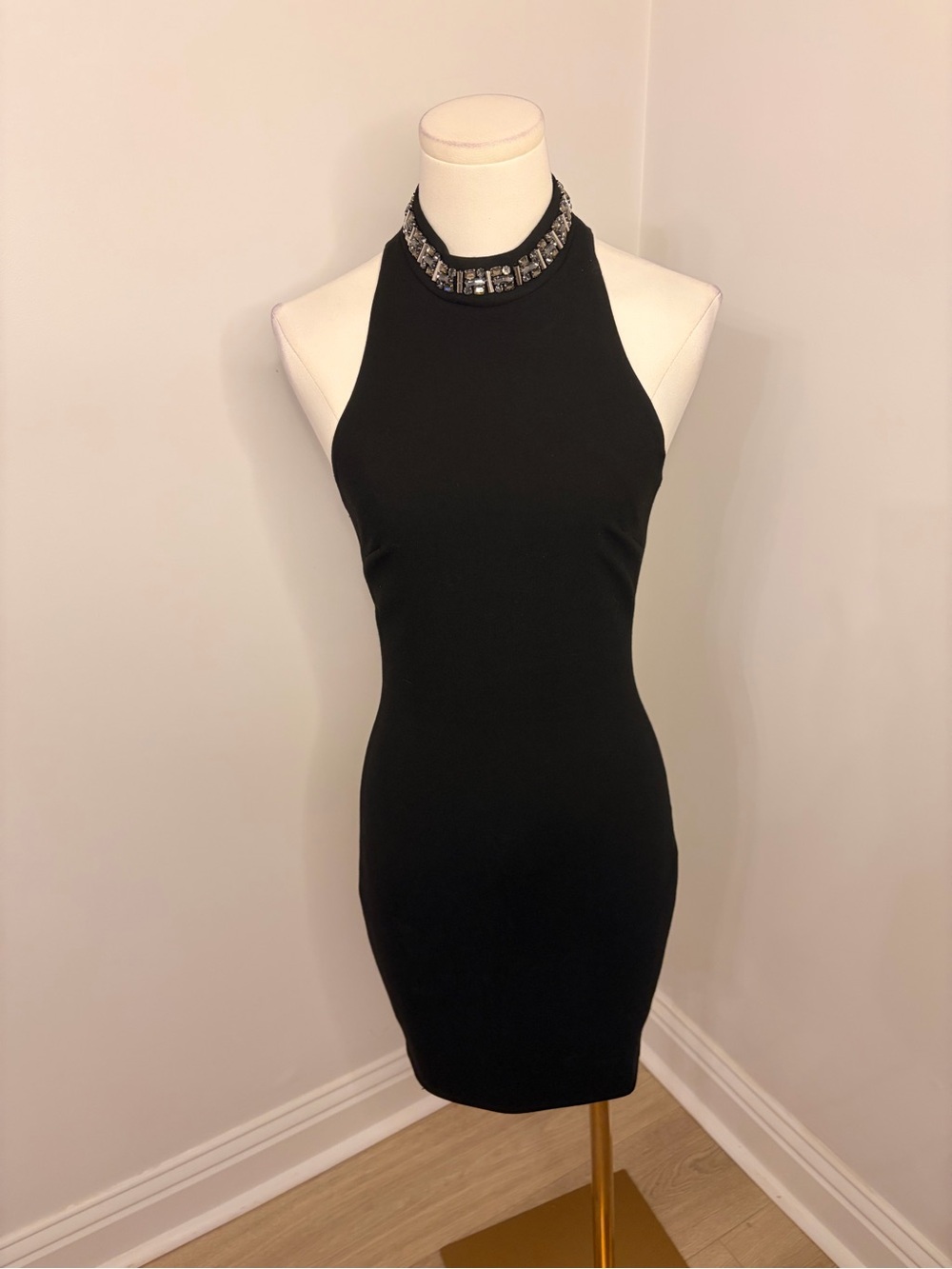 Elizabeth and James "Jade" Embellished Collar Mini Dress Size 0
